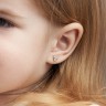 Серьги из белого золота с бриллиантами 322471121