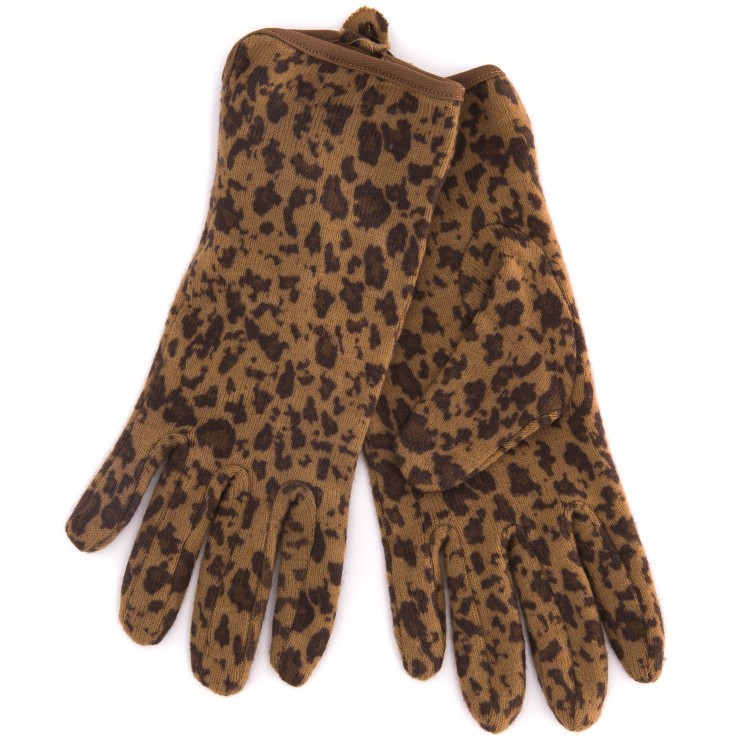 Женские перчатки бежевого цвета Tchibo