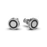 Серьги из белого золота с бриллиантами 334461122