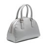 Жіноча сумка із натуральної шкіри сріблястого кольору Facebag