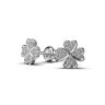 Серьги из белого золота с бриллиантами 338541121