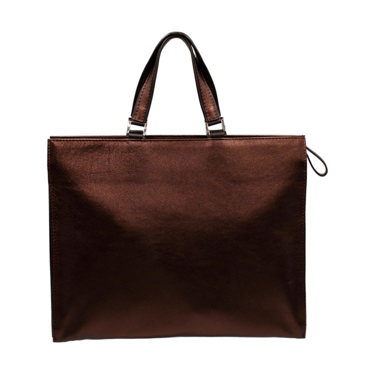 Жіноча сумка з натуральної шкіри коричневого кольору Facebag