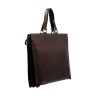 Жіноча сумка з натуральної шкіри коричневого кольору Facebag
