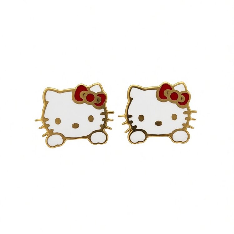 Сережки Totiti з емаллю MLE84