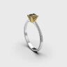Каблучка у комбінованому золоті, з діамантами 247141121