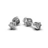 Серьги из белого золота с бриллиантами 331581121