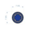 Серьги из белого золота с бриллиантами 336181122