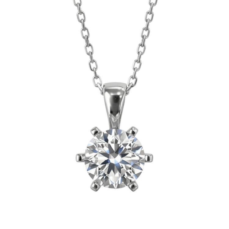 Кольє Diamond Love з діамантом 1Ct HP28824 Кольє Diamond Love з діамантом 1Ct HP28824