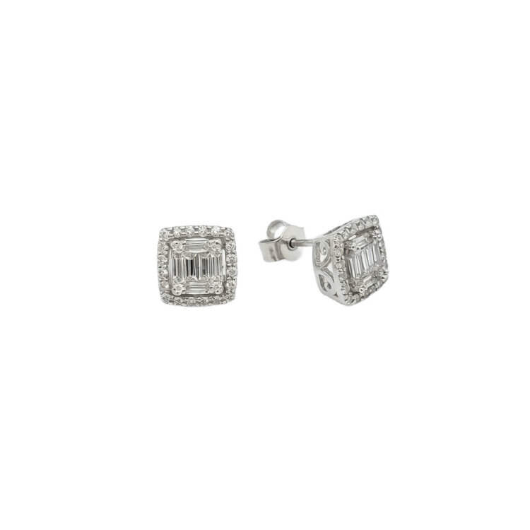 Сережки Diamond Love з діамантами HP21158
