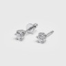 Серьги из белого золота с бриллиантами 331521121
