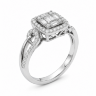 Каблучка Diamond Love з діамантами HP21156