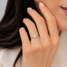 Каблучка Diamond Love з діамантами HP21156