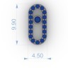 Серьги из белого золота с бриллиантами 335081121.