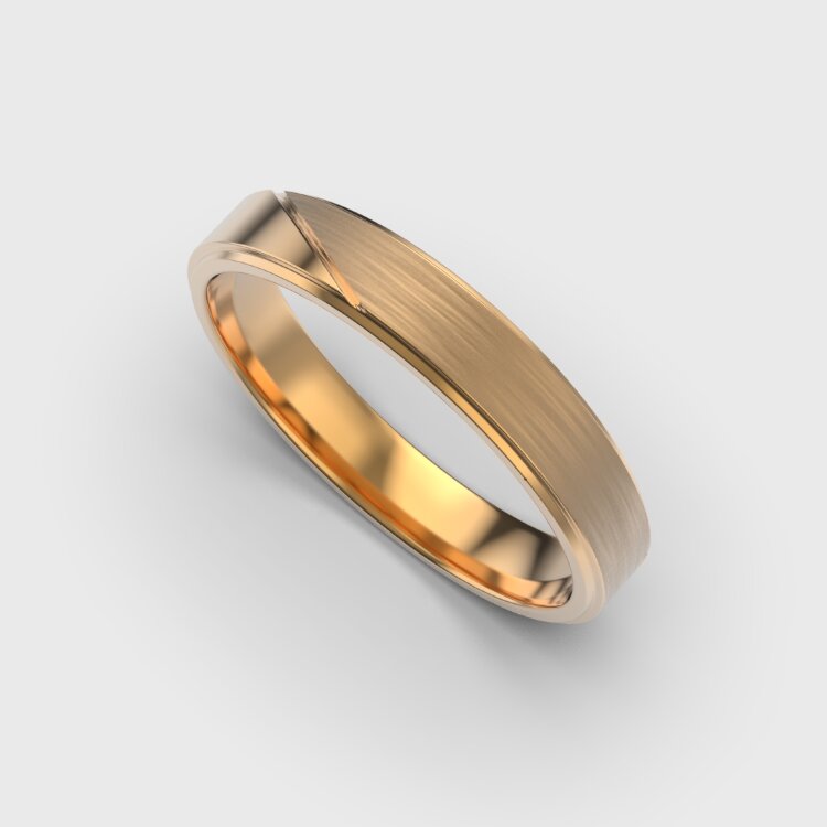 Обручка у червоному золоті 247631300