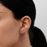 Серьги "Луны" из красного золота с бриллиантами 36762421