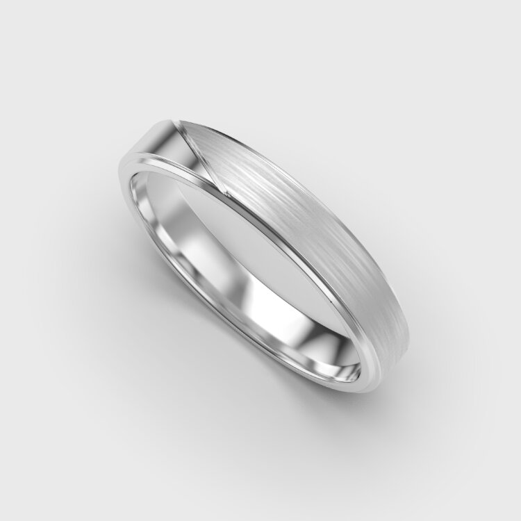 Обручка у білому золоті 247621100