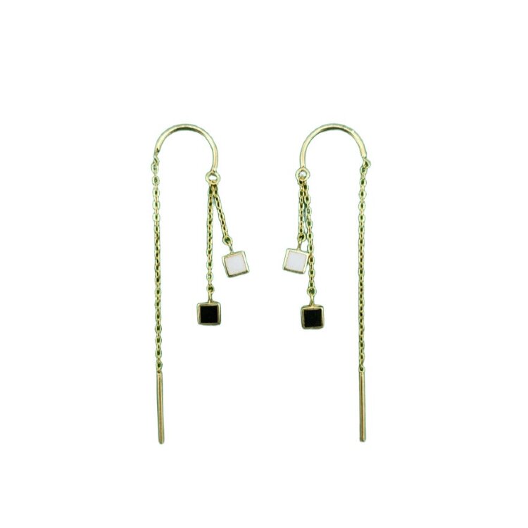 Сережки Qube з емаллю QCE000032-00 Сережки Qube з емаллю QCE000032-00