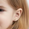 Серьги из красного золота с бриллиантами 36792421