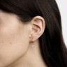 Серьги из желтого золота с бриллиантами 322983121
