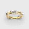 Обручка у жовтому золоті, з діамантами 247671621