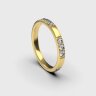 Обручка у жовтому золоті, з діамантами 247671621