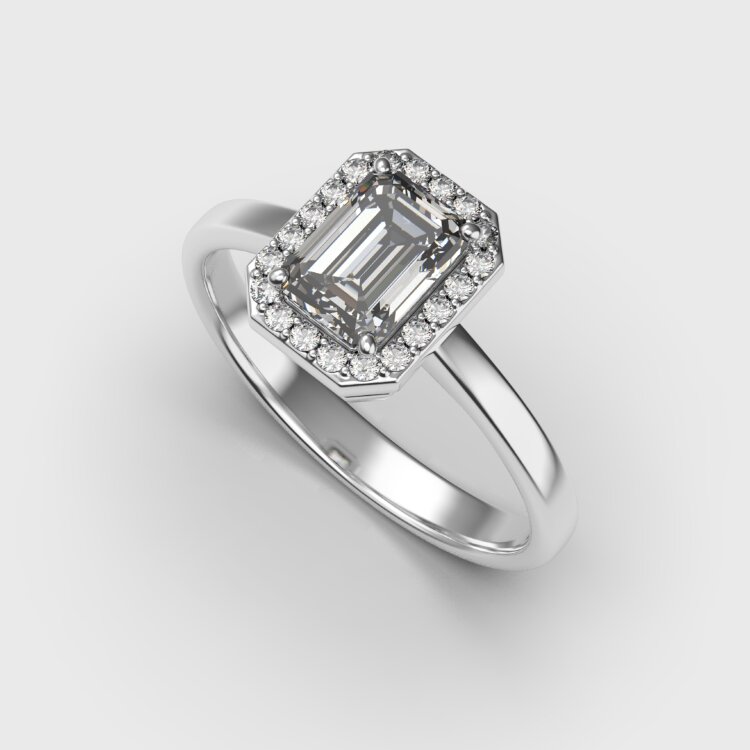 Каблучка у білому золоті, з діамантами 248761121