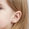 Серьги из белого золота с бриллиантами 31221121