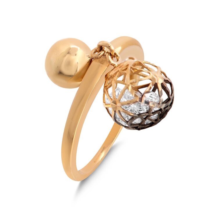 Каблучка Bigo з фіанітами BGR000006-01