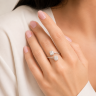 Каблучка Diamond Love з діамантами AR08280