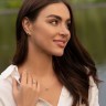 Серьги из белого золота с бриллиантами 336191122