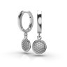 Серьги из белого золота с бриллиантами 318461121