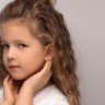 Серьги «Дельфин» из белого золота с бриллиантами 311391121