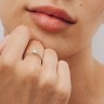 Каблучка з білого золота, з діамантом 220691121