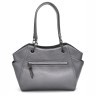 Жіноча сумка Tony Bellucci із натуральної шкіри сталевого кольору