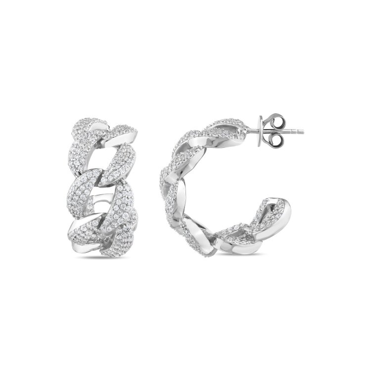 Сережки Rainbow з фіанітами DM3182EG Сережки Rainbow з фіанітами DM3182EG