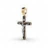 Хрест «Розп’яття» з комбінованого золота 129742422