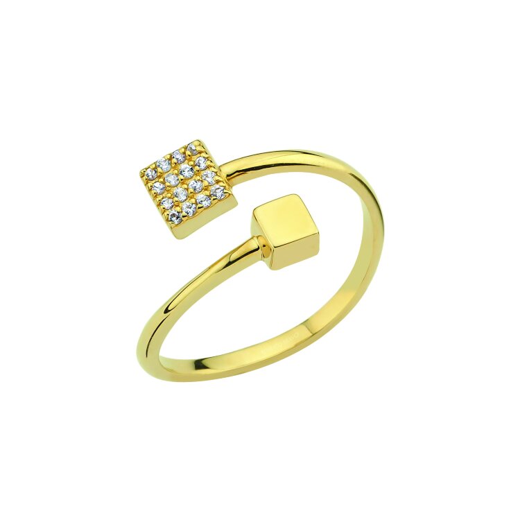 Каблучка Qube із сапфірами QCR000006-03 Каблучка Qube із сапфірами QCR000006-03