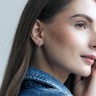 Сережки з білого золота, з діамантами 317791121
