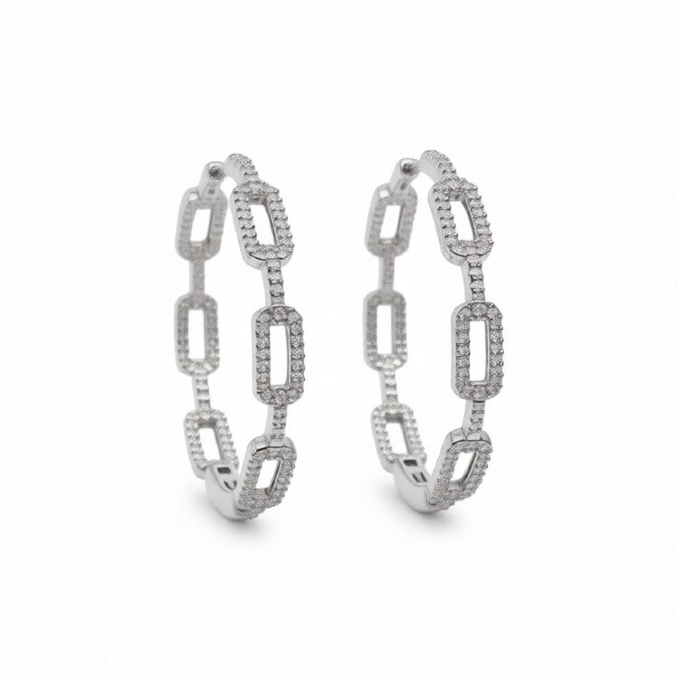 Сережки Rainbow з фіанітами DM4035ER Сережки Rainbow з фіанітами DM4035ER