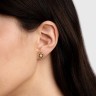 Серьги из желтого золота с бриллиантами 334483122