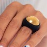 Широкое кольцо Pesavento с позолотой