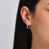 Сережки Rainbow з фіанітами DM5009E