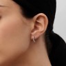 Серьги из белого золота с бриллиантами 37461121.