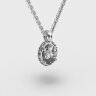 Кольє у білому золоті, з діамантами 749031121