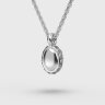 Кольє у білому золоті, з діамантами 749031121