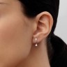 Серьги из белого золота с бриллиантами 313541121