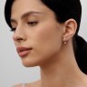 Серьги из белого золота с бриллиантами 313541121